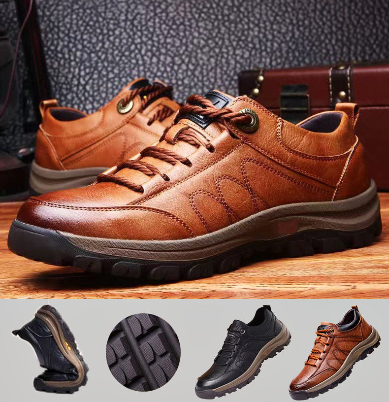 Ergonomic handmade leather dress shoes for men | Matt -10