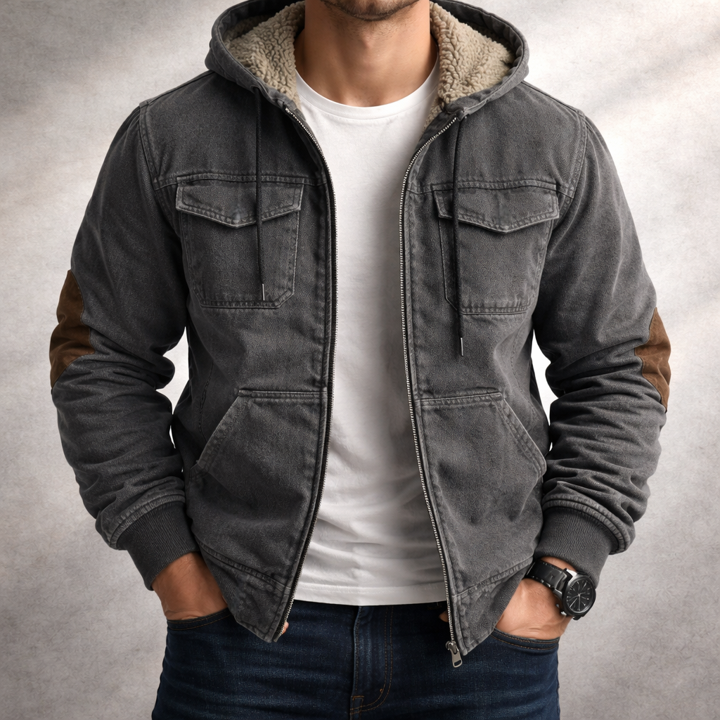 Outland Fleece Lined Hooded Jacket Men| Bravik