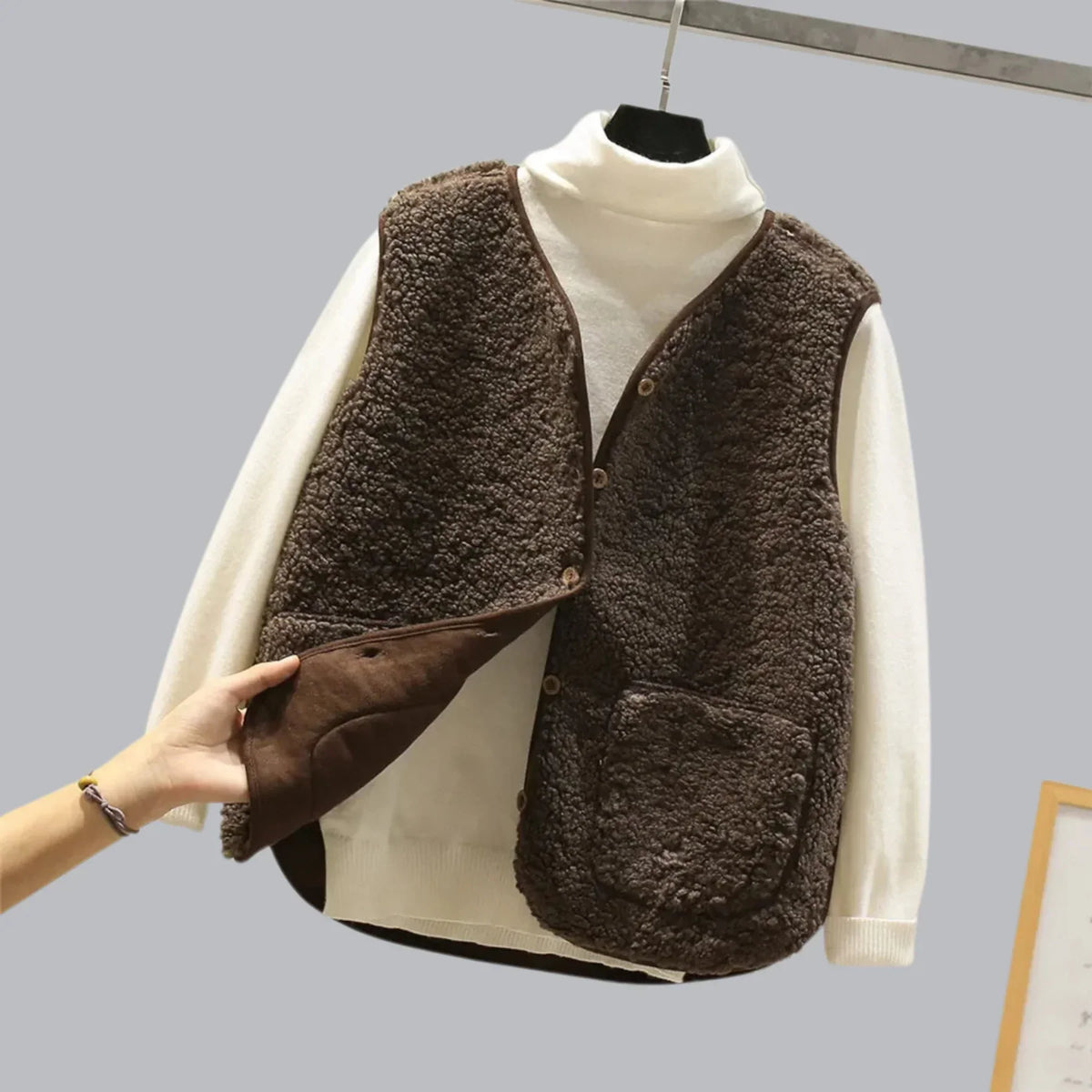 Ruby | Women's Tailored Button Front Vest