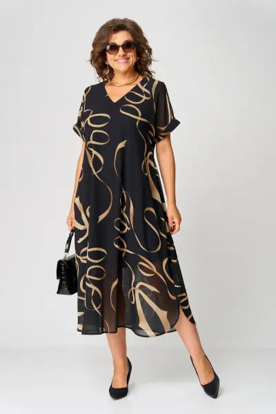 Cosy elegant everyday dress for women | Pauline -6
