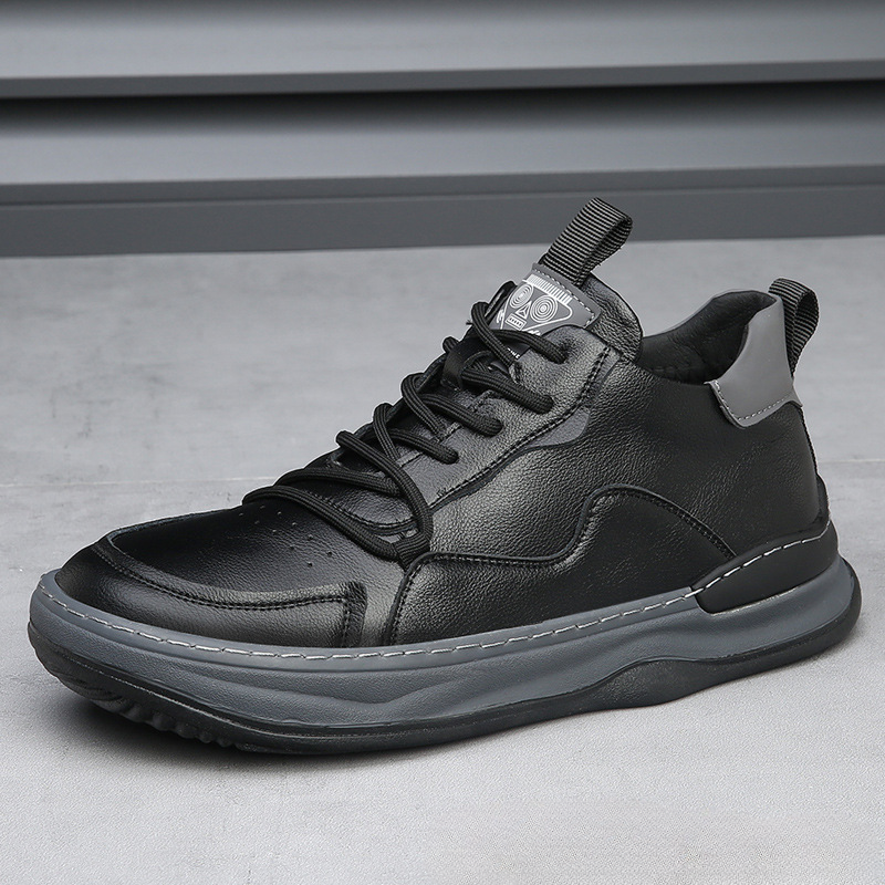 Italian genuine leather premium trainers for men | Marco Italiana -21
