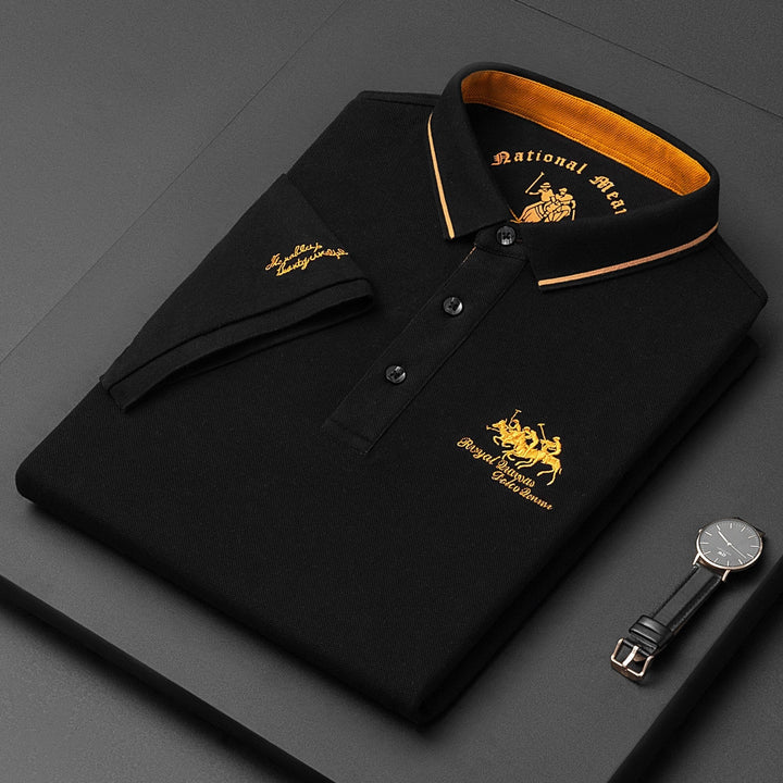 Italian luxury smart polo shirt for men | Gino -6