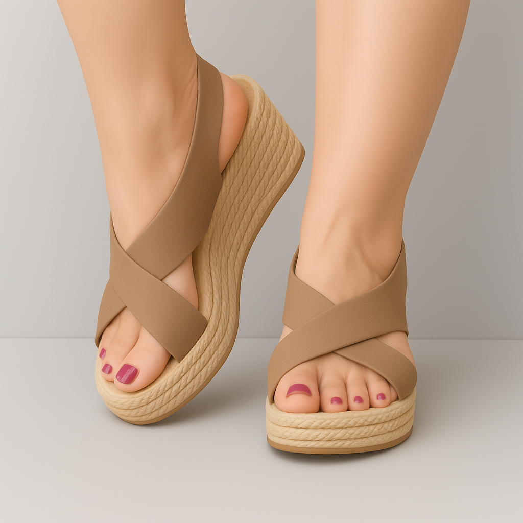 Elegant espadrille-style summer sandals for women | Elaine -4