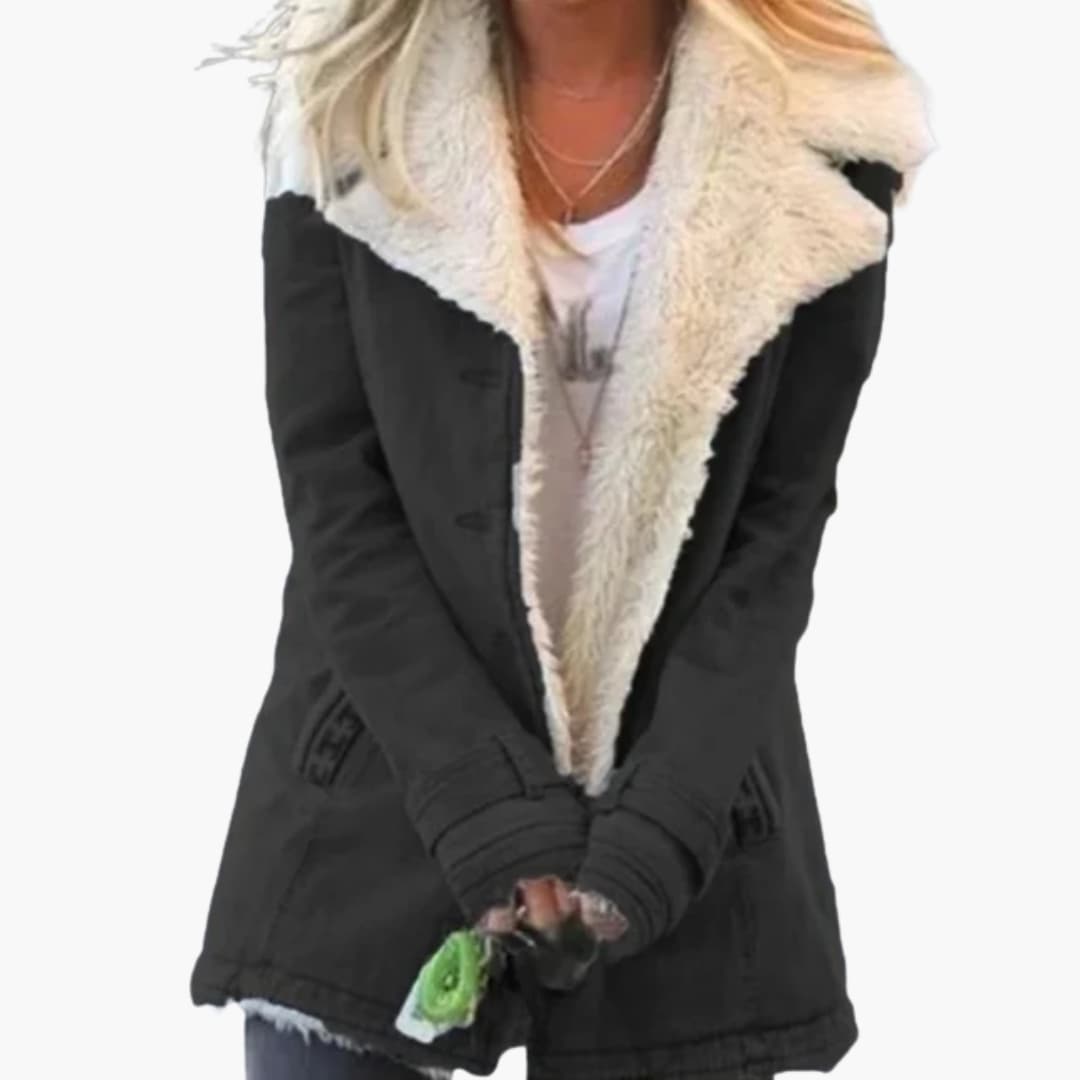 High-collar full-zip everyday winter jacket for women | Norvella -10