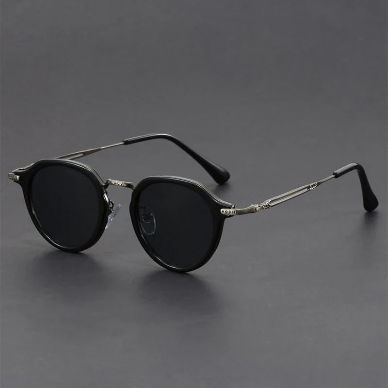 Metal-frame anti-glare everyday sunglasses for men | Brunelo -9