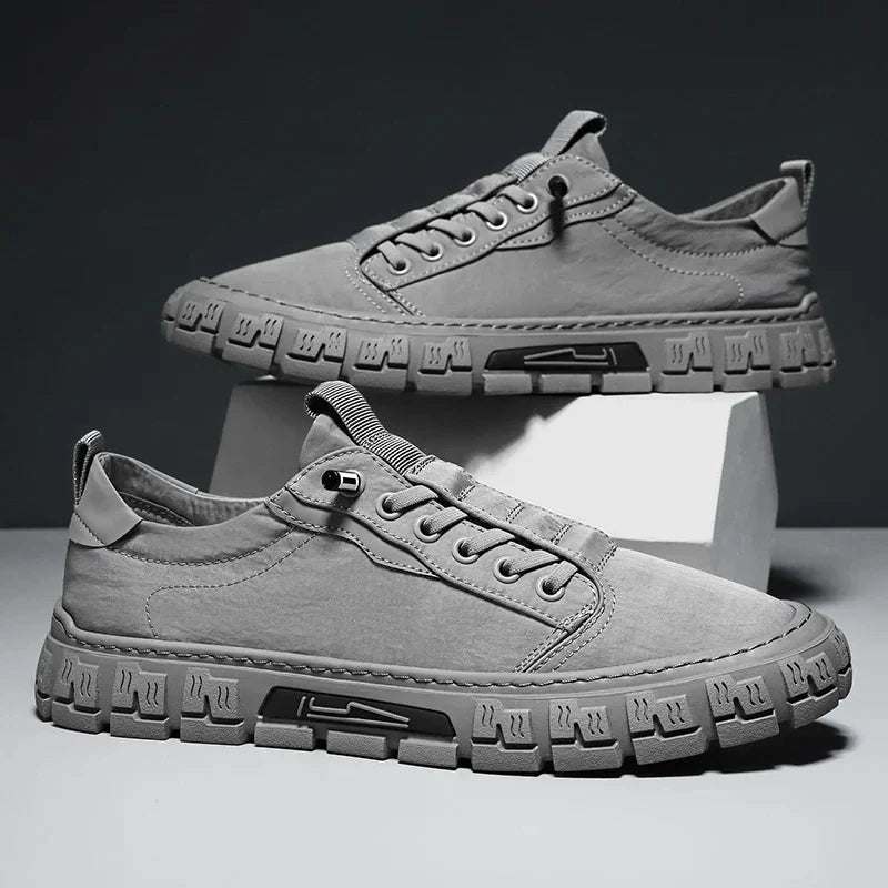 Callum | Men's Breathable Lace-Up Platform Sneaker