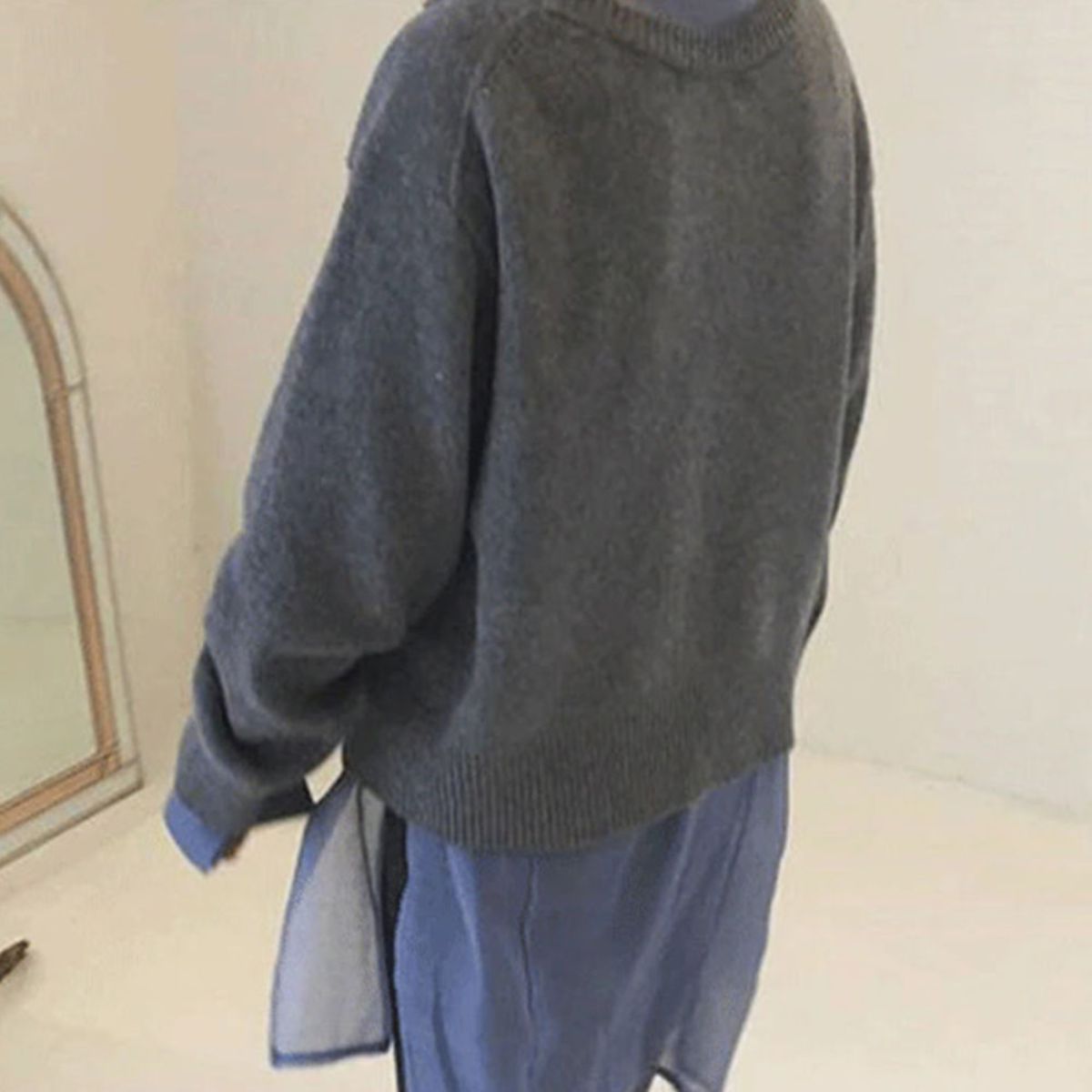 Soft knit autumn sweater with refined silhouette for Women | Lucille Élan