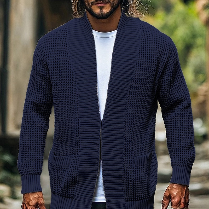 Fenwick | Men's Textured Open Front Cardigan
