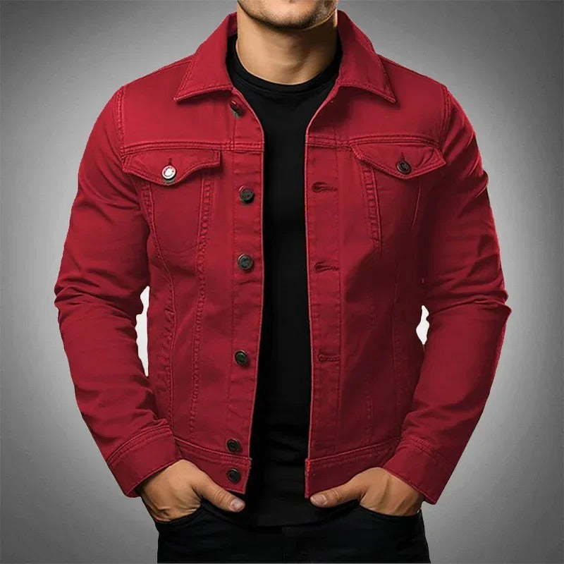 Marcellan | Men's Black Denim Jacket