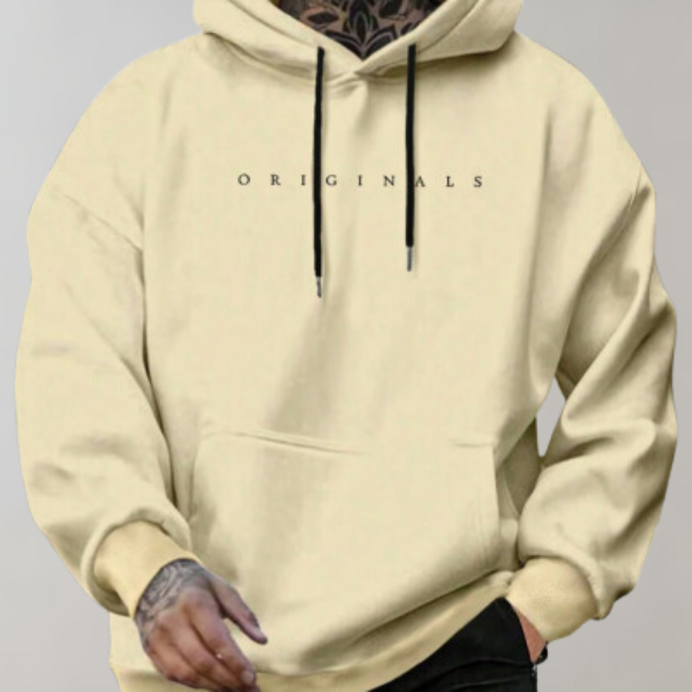Originals print warm streetwear hoodie for men | Originals -3