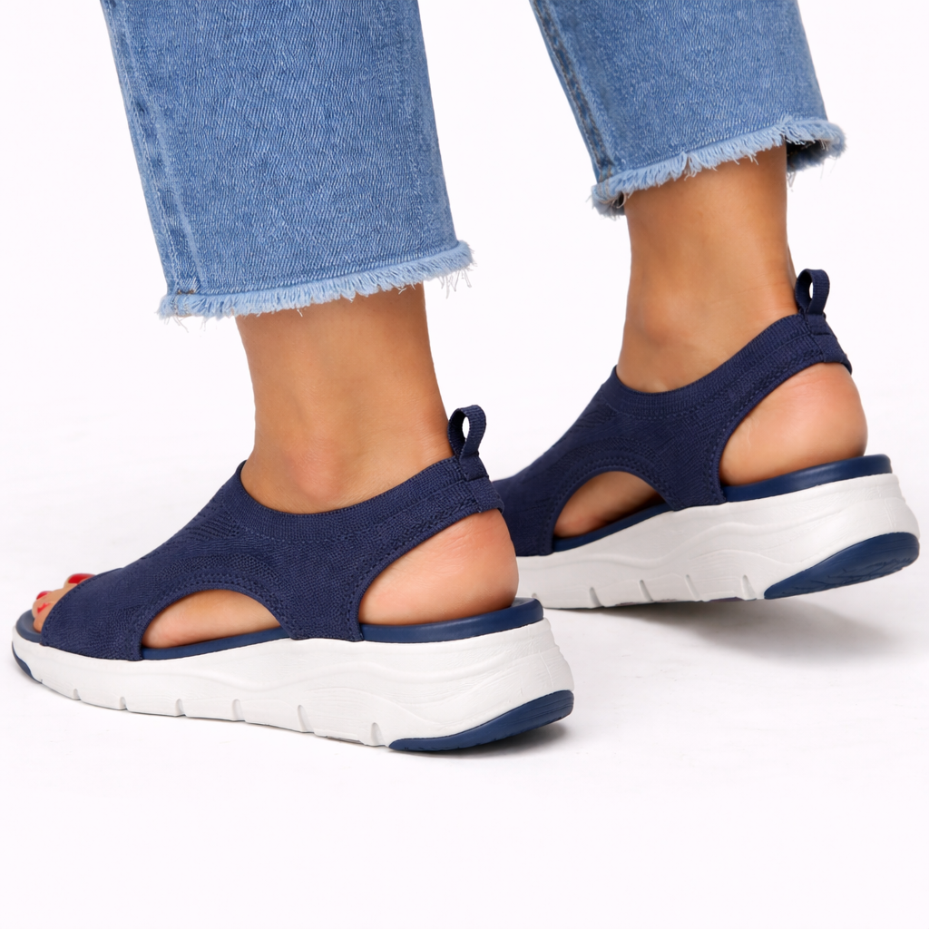Solvane | Women's Openwork Open Toe Shoes with Cutouts