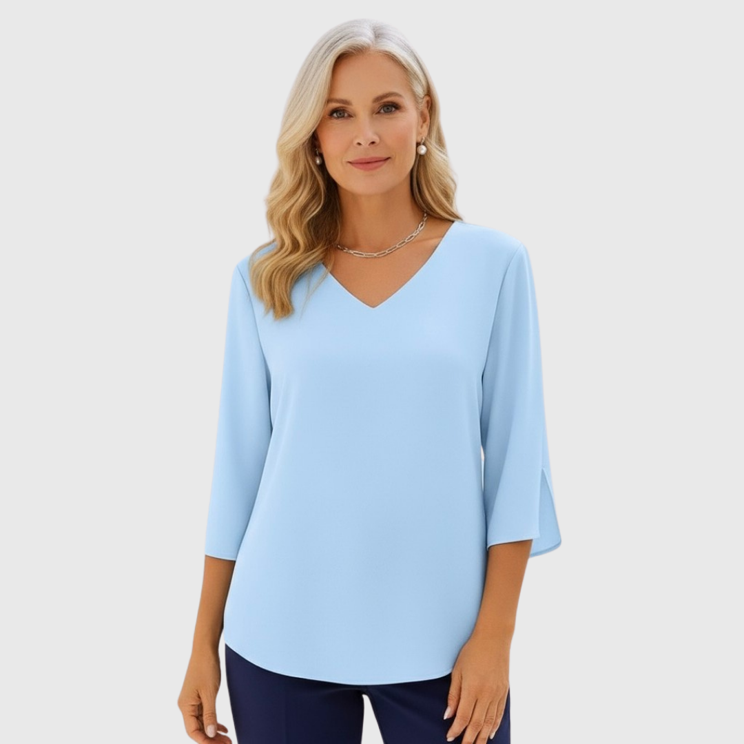 Elegant everyday casual blouse for women | Karen -1