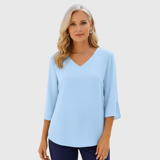 Elegant everyday casual blouse for women | Karen -1