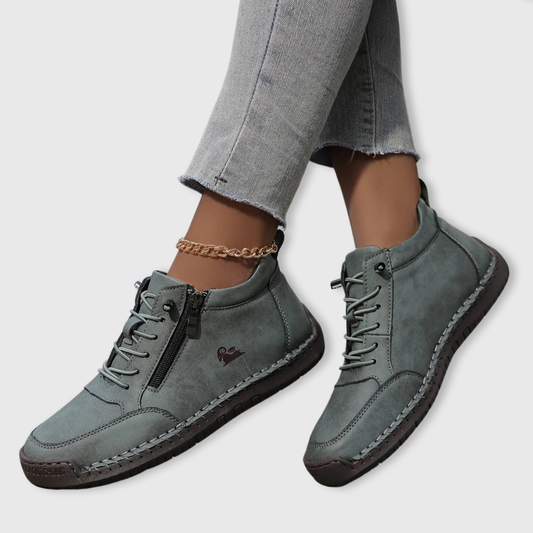 Zip-up orthopaedic everyday comfort shoes for women | Helena -1