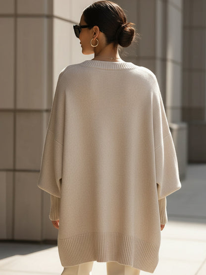 Cosy oversized luxe pullover for women | Clare -3