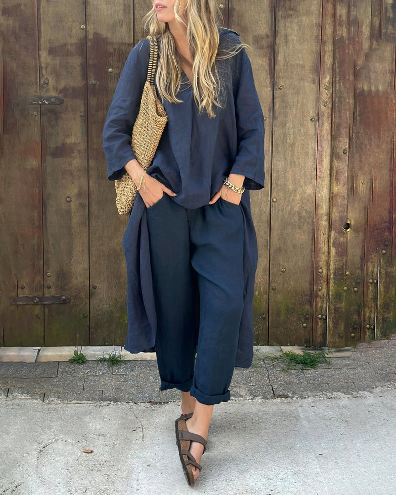 Stylish comfortable everyday two-piece set for women | Olivia -1