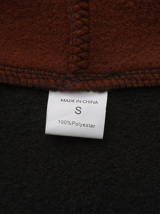 Dervan | Men's Color Block Full Zip Hooded Sweatshirt