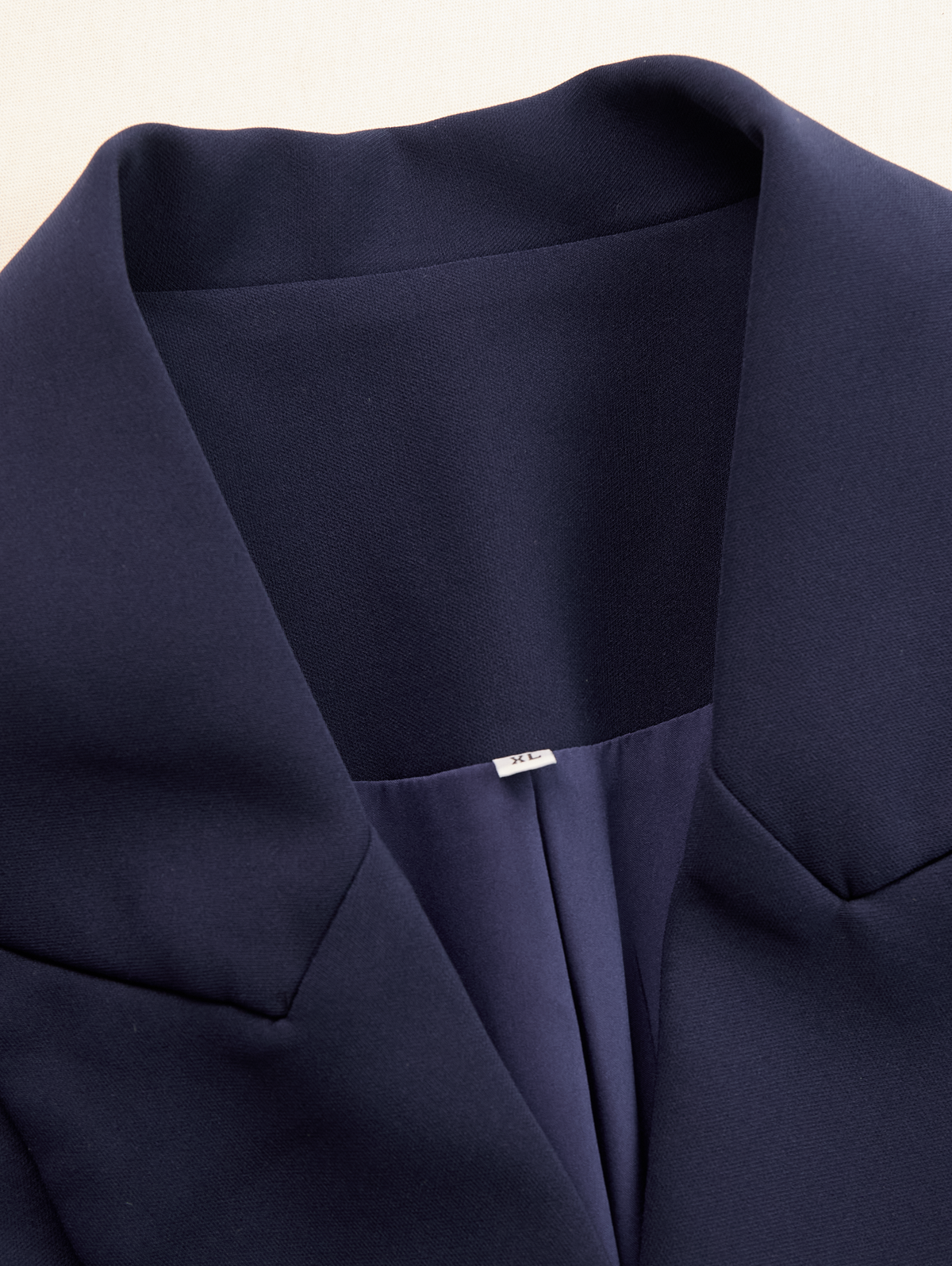 Tailored blazer-style lapel-collar midi dress for women | Calviera -12