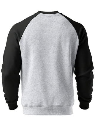 Corven | Men's Raglan Crew Neck Brushed Sweatshirt