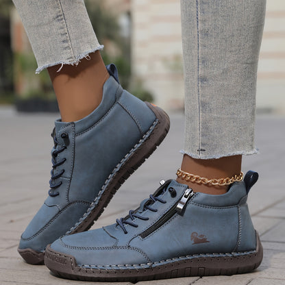Zip-up orthopaedic everyday comfort shoes for women | Helena -13