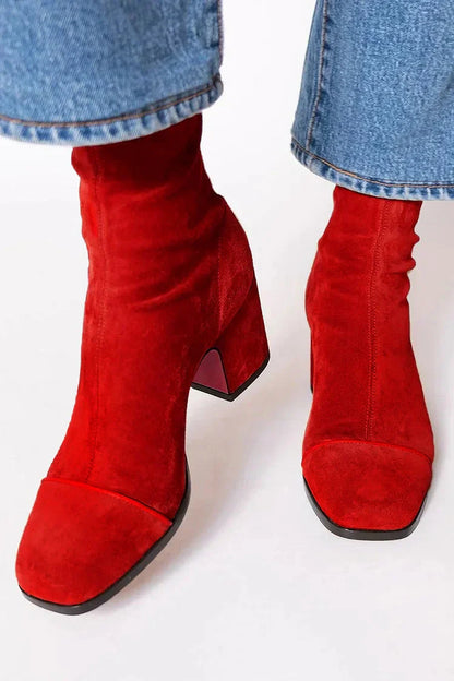 Elegant heeled ankle boots for women | Aiah -3