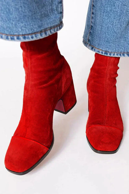 Elegant heeled everyday ankle boots for women | Aria -3