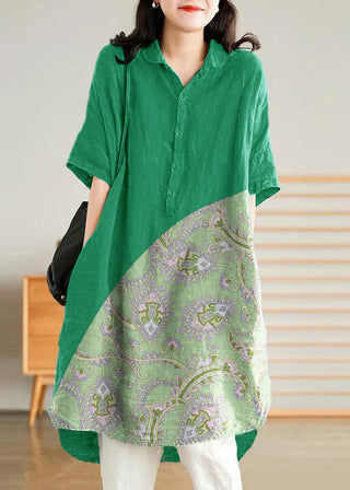 Jade Green Casual Shirt Women Dress | Aveline
