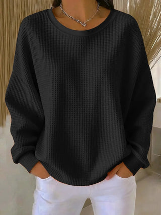Textured cosy knit everyday jumper for women | Elora -7