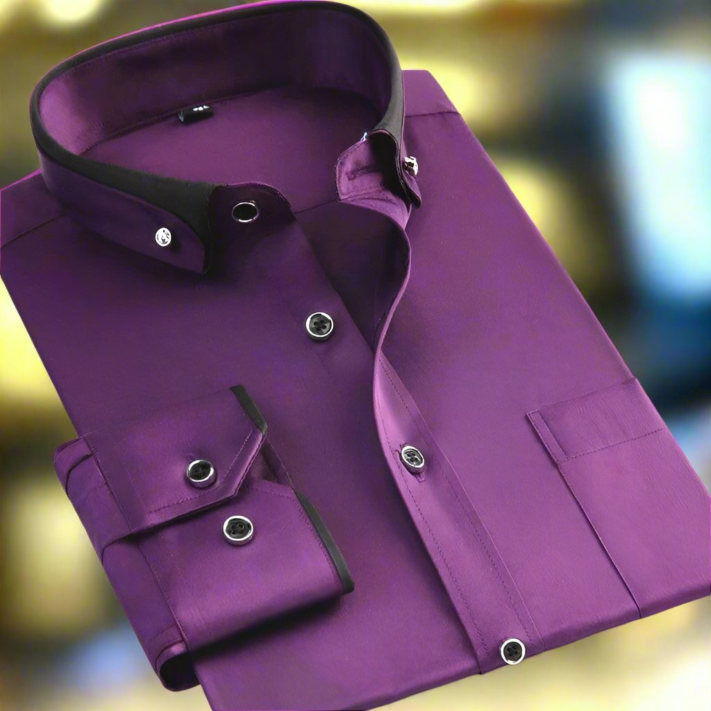 Classic long-sleeve everyday shirt for men | Iver -7