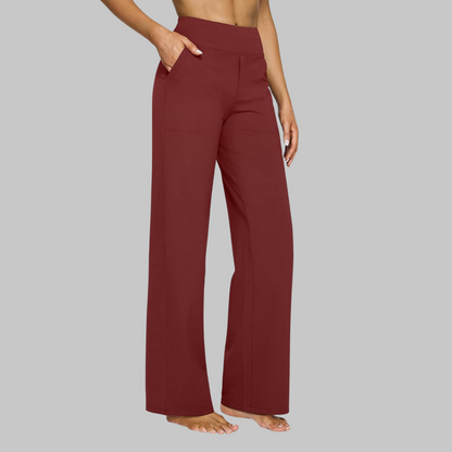 Comfortable stretch everyday casual trousers for women | Adele -10
