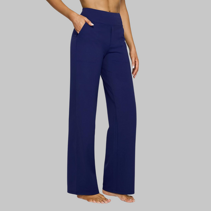 Comfortable stretch everyday casual trousers for women | Adele -11
