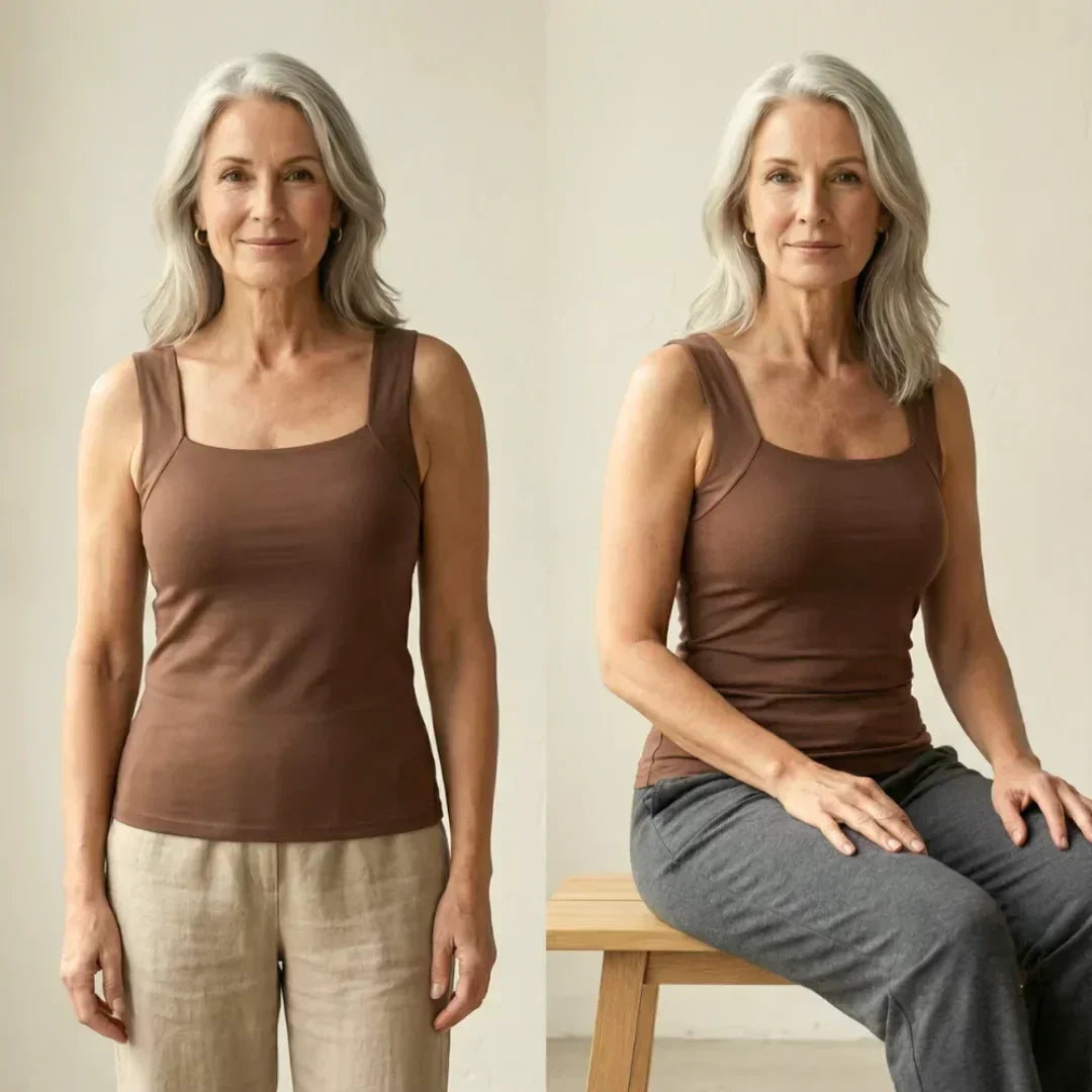 Belladine | Women's Built In Bra Support Tank Top