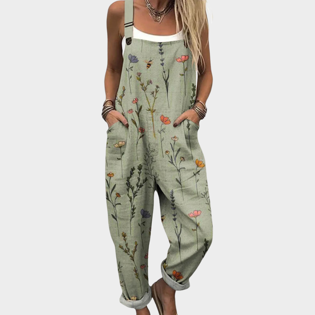 Marigold | Women's Garden Print Overall
