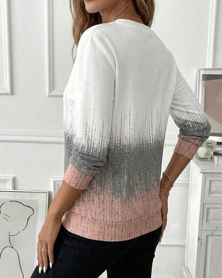 Virelle | Women's Gradient Half Zip Long Sleeve Sweatshirt