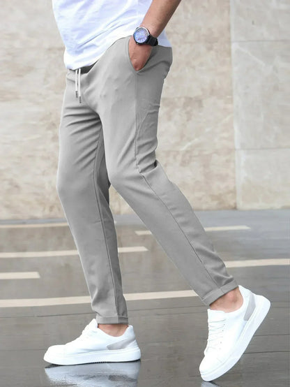 Premium stretch tailored trousers for men | Pantaloni -2