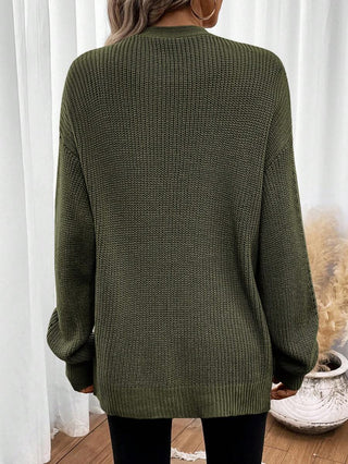 Orlena | Women's Open Front Pointelle Knit Cardigan