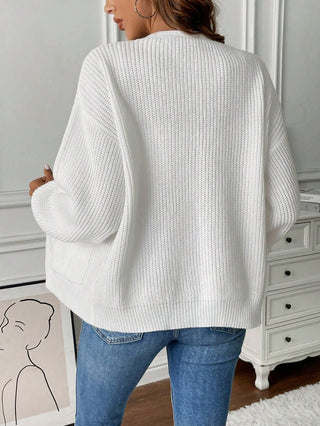 Velmira | Women's Open Front Cropped Knit Cardigan