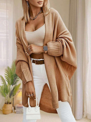 Mirelle | Women's Open Front Batwing Longline Cardigan