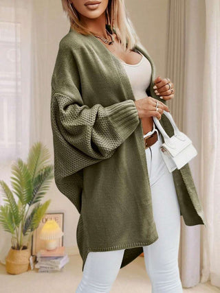 Mirelle | Women's Open Front Batwing Longline Cardigan