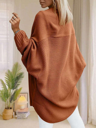 Mirelle | Women's Open Front Batwing Longline Cardigan