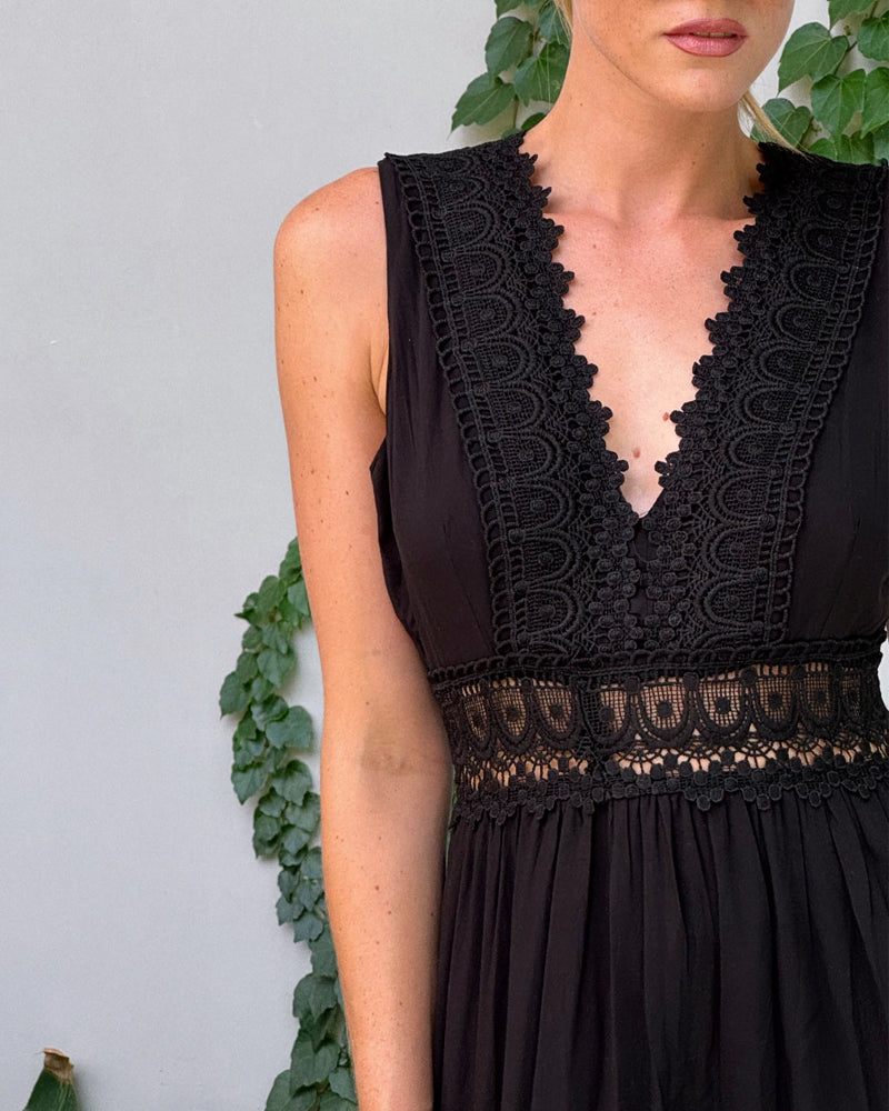 Aurélie for Women | Elegant Lace V-Neck Dress