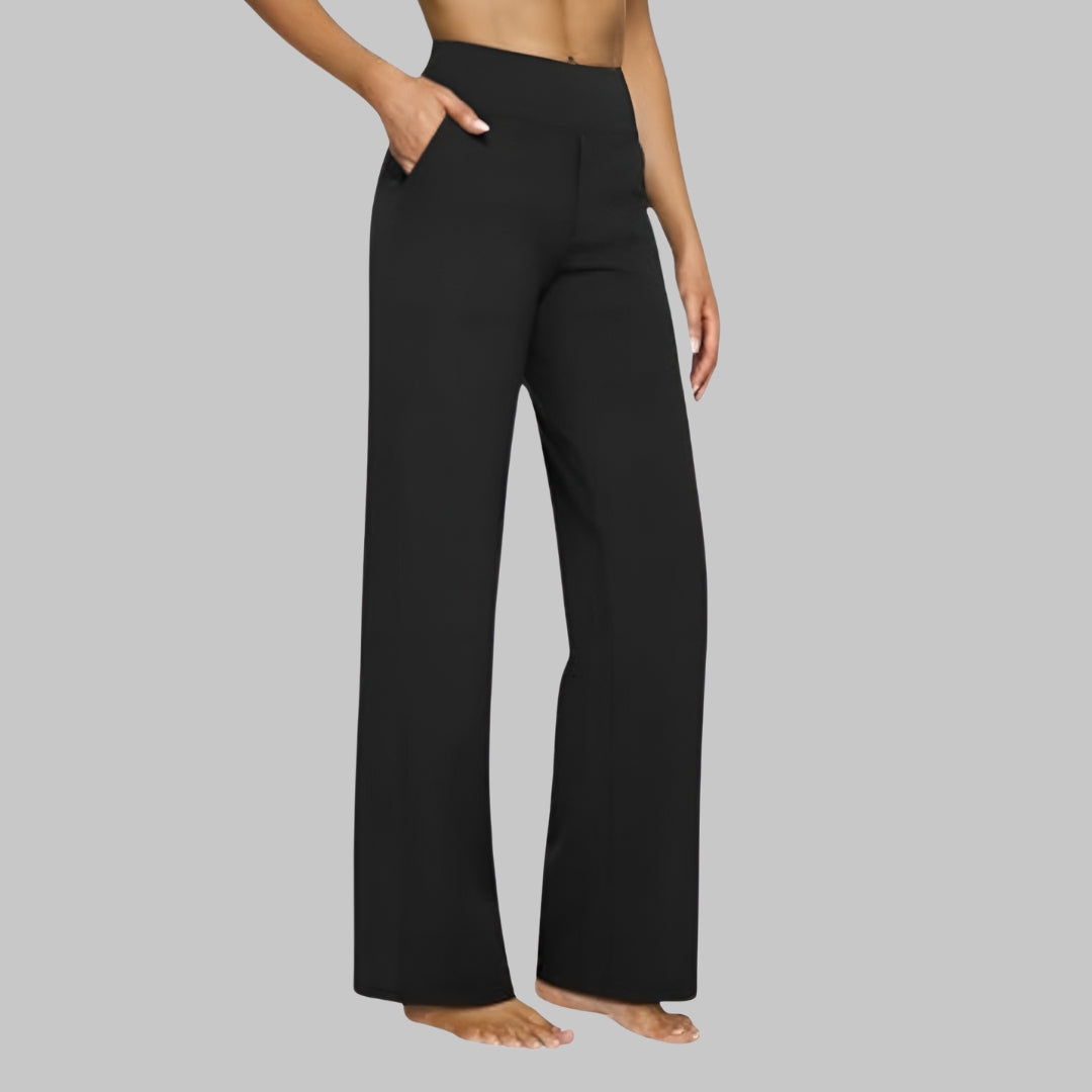 Comfortable stretch everyday casual trousers for women | Adele -8