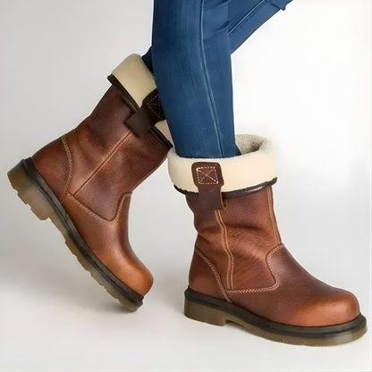 Nora | Women's Faux Shearling Leather Winter Boot