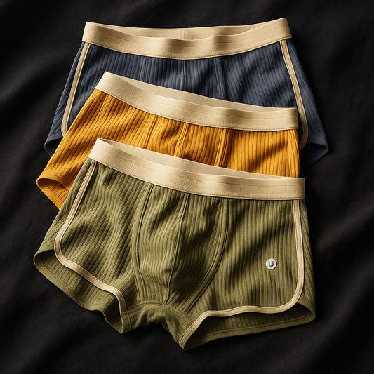 Comfortable cotton boxer briefs set for men | Marco -1