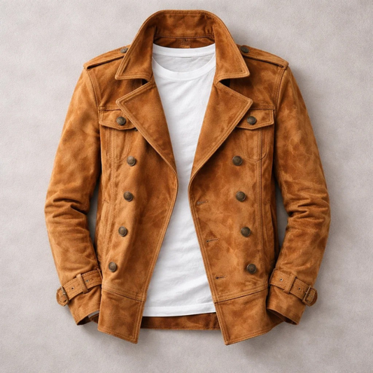 Classic tailored smart winter coat for men | Harrington -1
