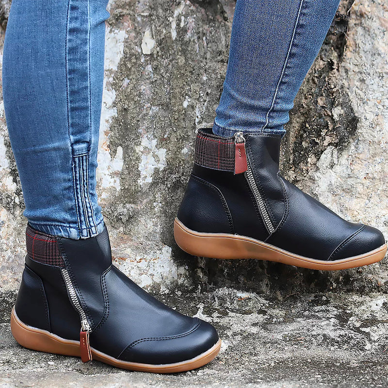 Marisenne | Women's Waterproof Orthopedic Zip Boot