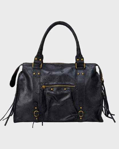 Cassiel | Women's Leather Shoulder Bag with Laptop Compartment