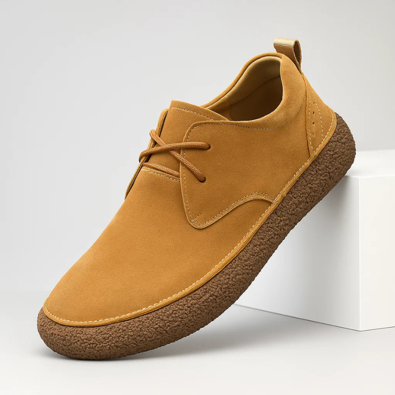 Refined suede smart-casual shoes for men | Bristol -1