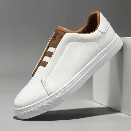 Classic leather casual trainers for men | Chelsea -1