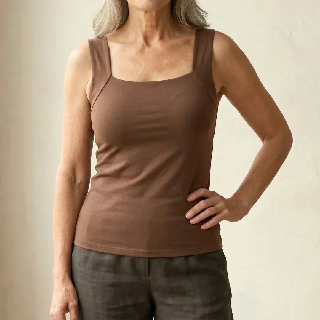 Belladine | Women's Built In Bra Support Tank Top